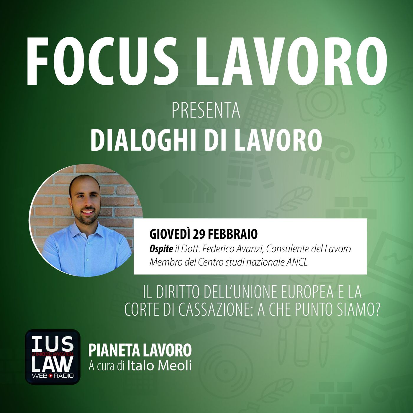 Puntata 1 – 29 febbraio | Dialoghi di Lavoro episode artwork