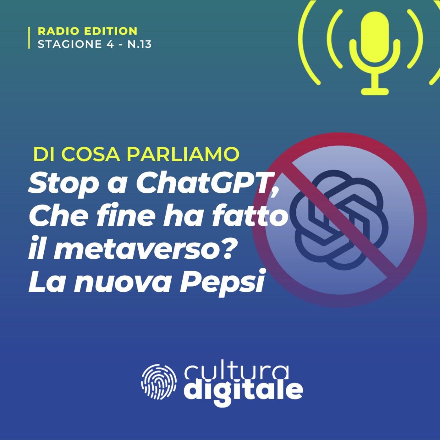 Stop a ChatGPT. Che fine ha fatto il metaverso? La nuova Pepsi episode artwork