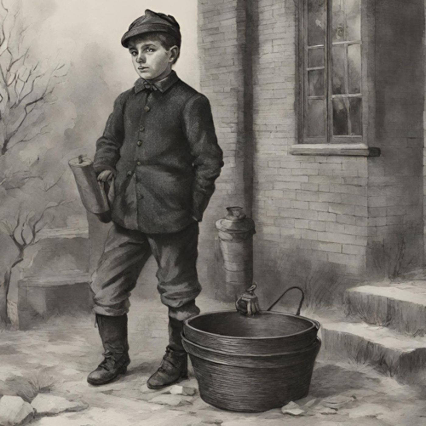 El niño irlandés llamado Liam limpiador de chimeneas