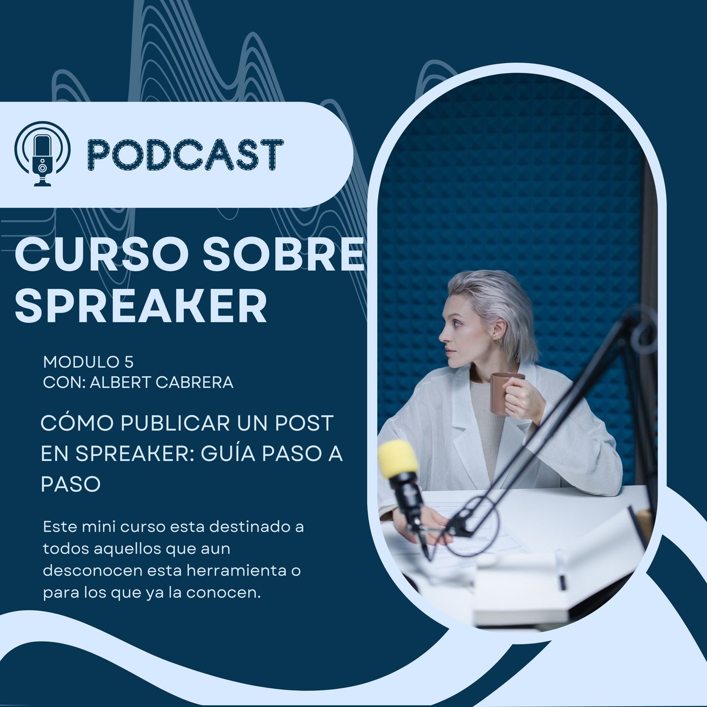 Portada de Podcasting con Albert