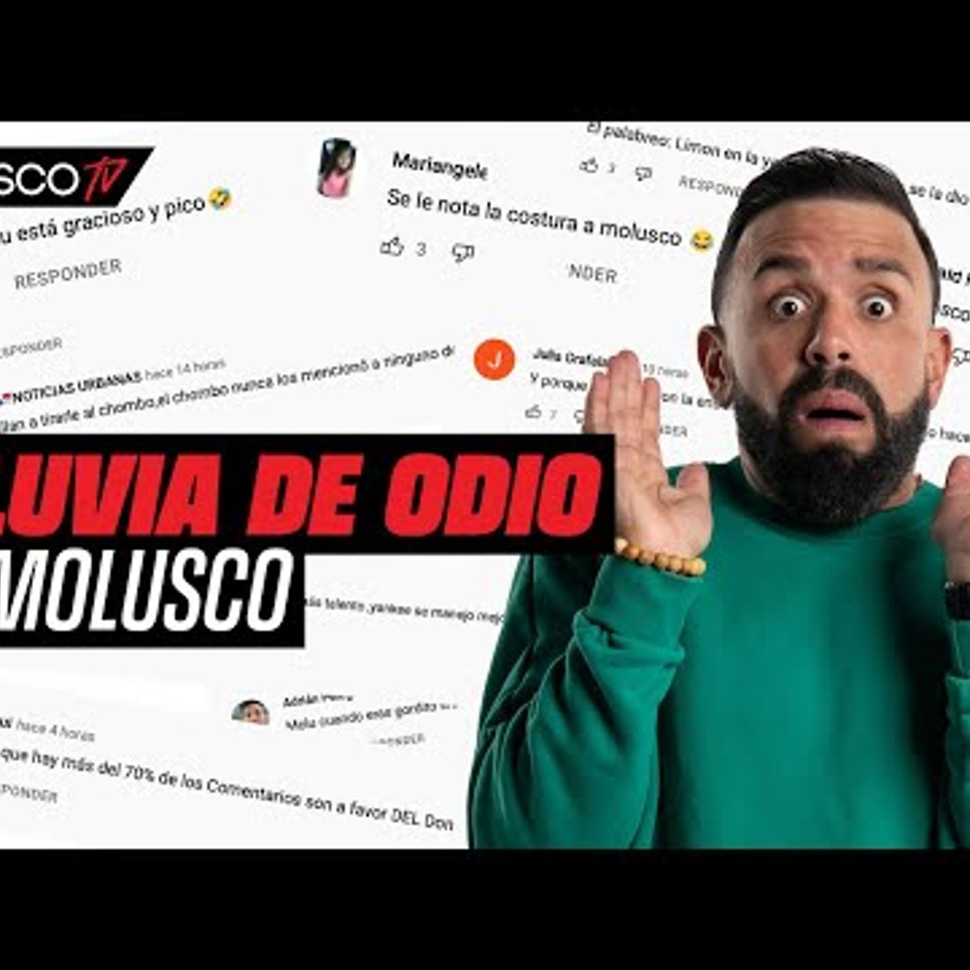 322. Molusco teme por su vida luego de que fanaticos de Don Omar lo amenazaran
