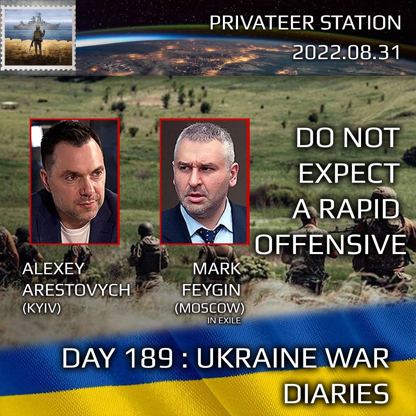 cover of episode War Day 189: Ukraine War Chronicles with Alexey Arestovych & Mark Feygin