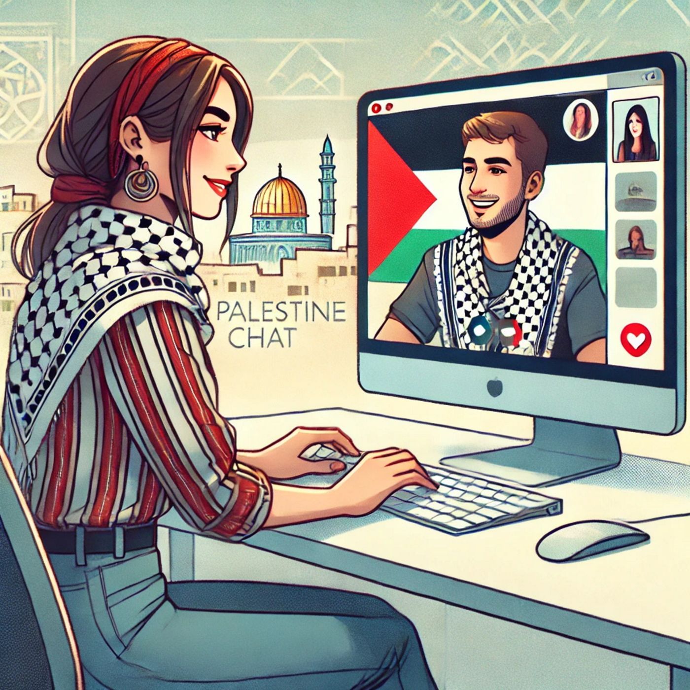 Palestine chat Podcast podcast artwork