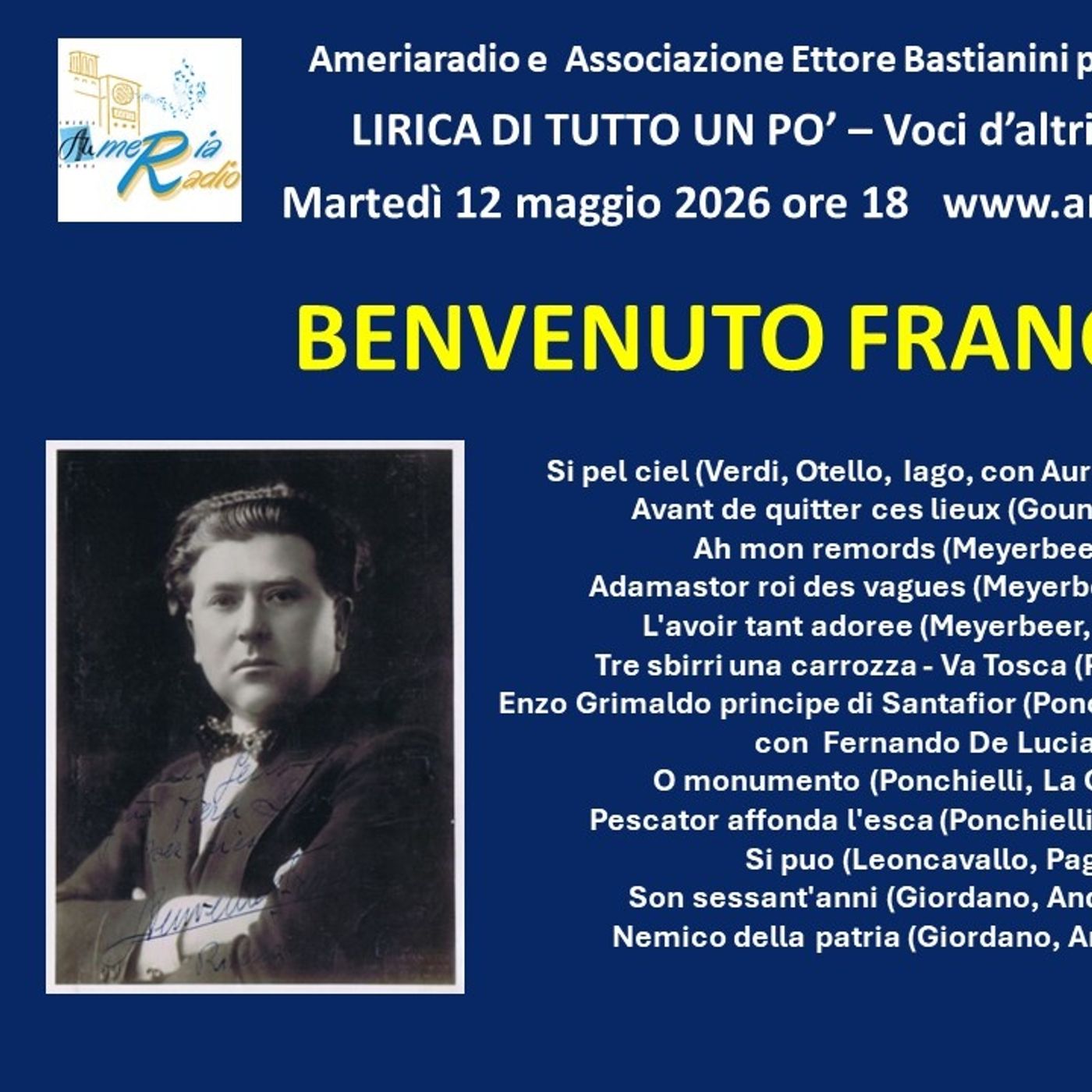 Lirica di tutto un po' - Benvenuto Franci terza puntata episode artwork