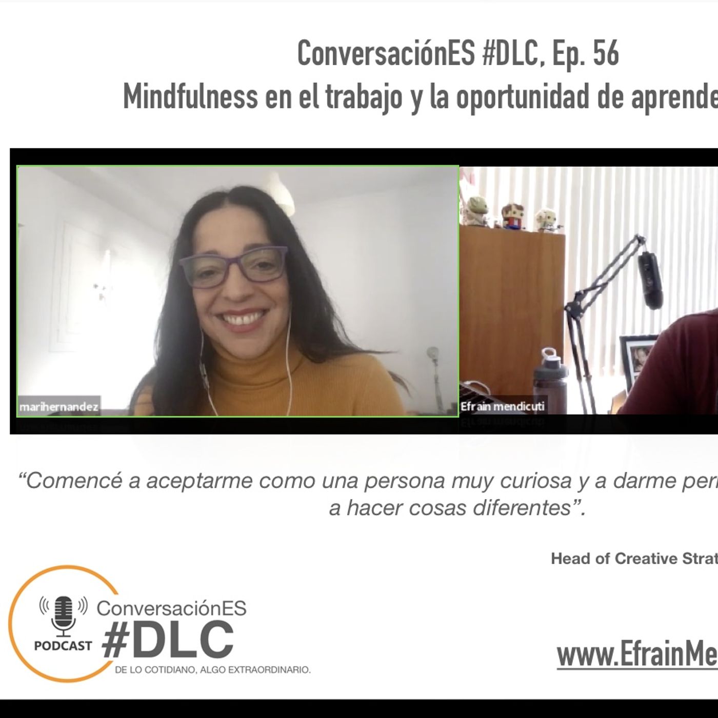 Episodio 56 - ConversaciónES #DLC con Mariana Hernández