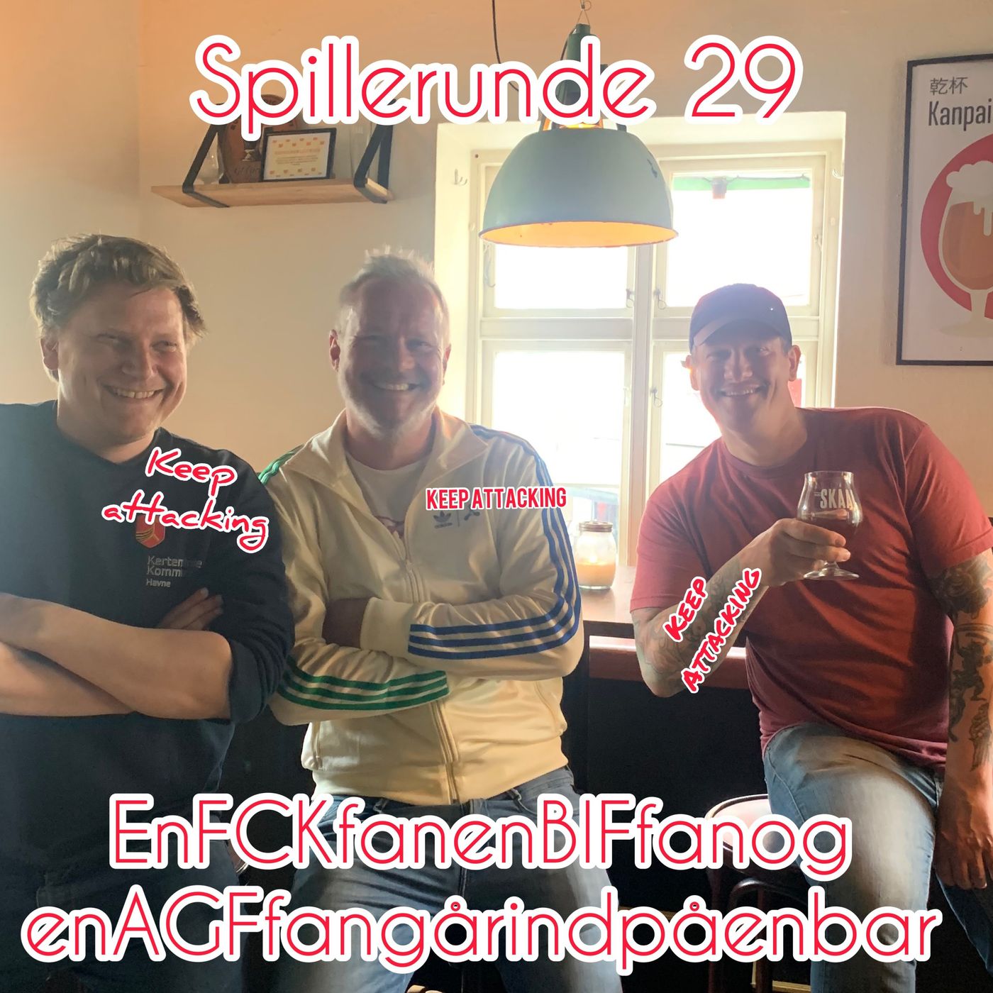 En FCK fan, en BIF fan og en AGF fan går ind på en bar