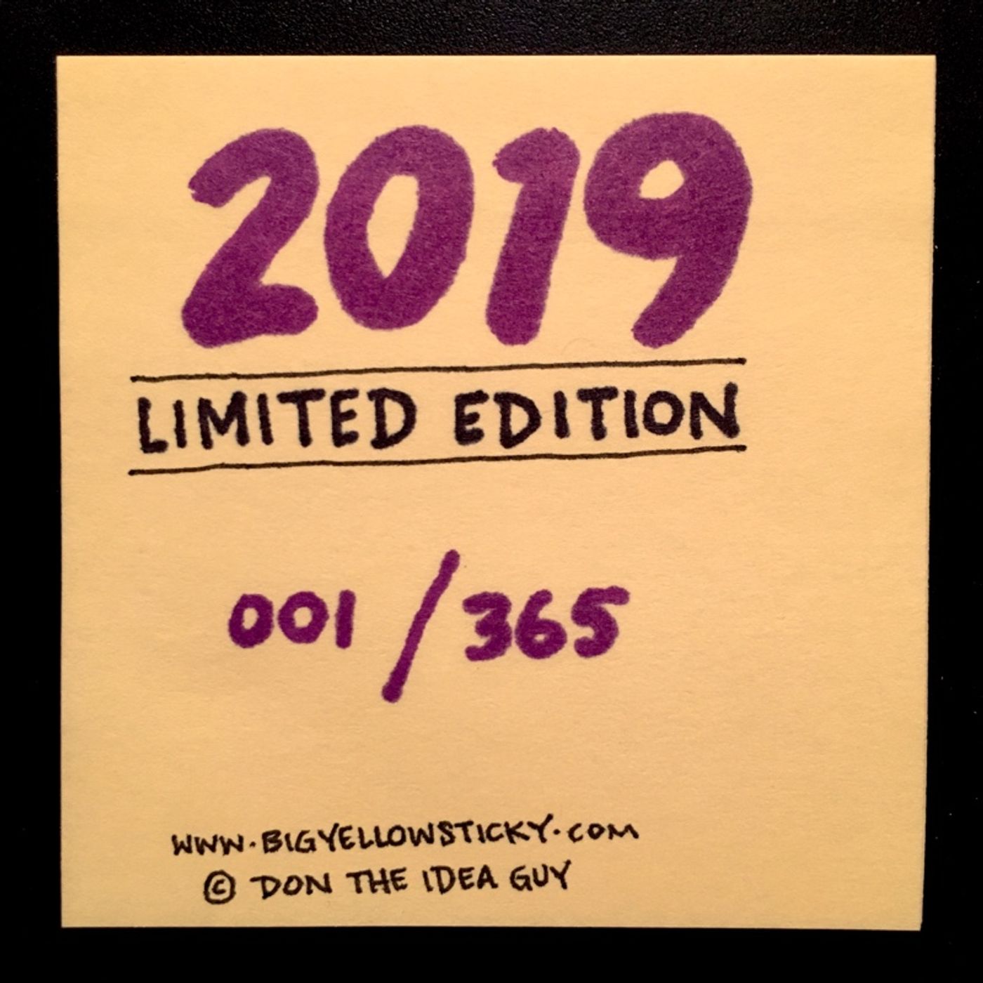 Signed and Numbered : BYS 001