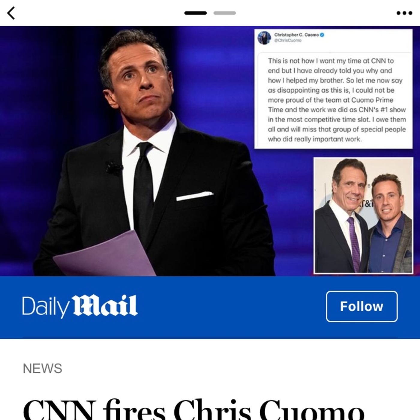 Chris Cuomo Fired, Good. episode artwork
