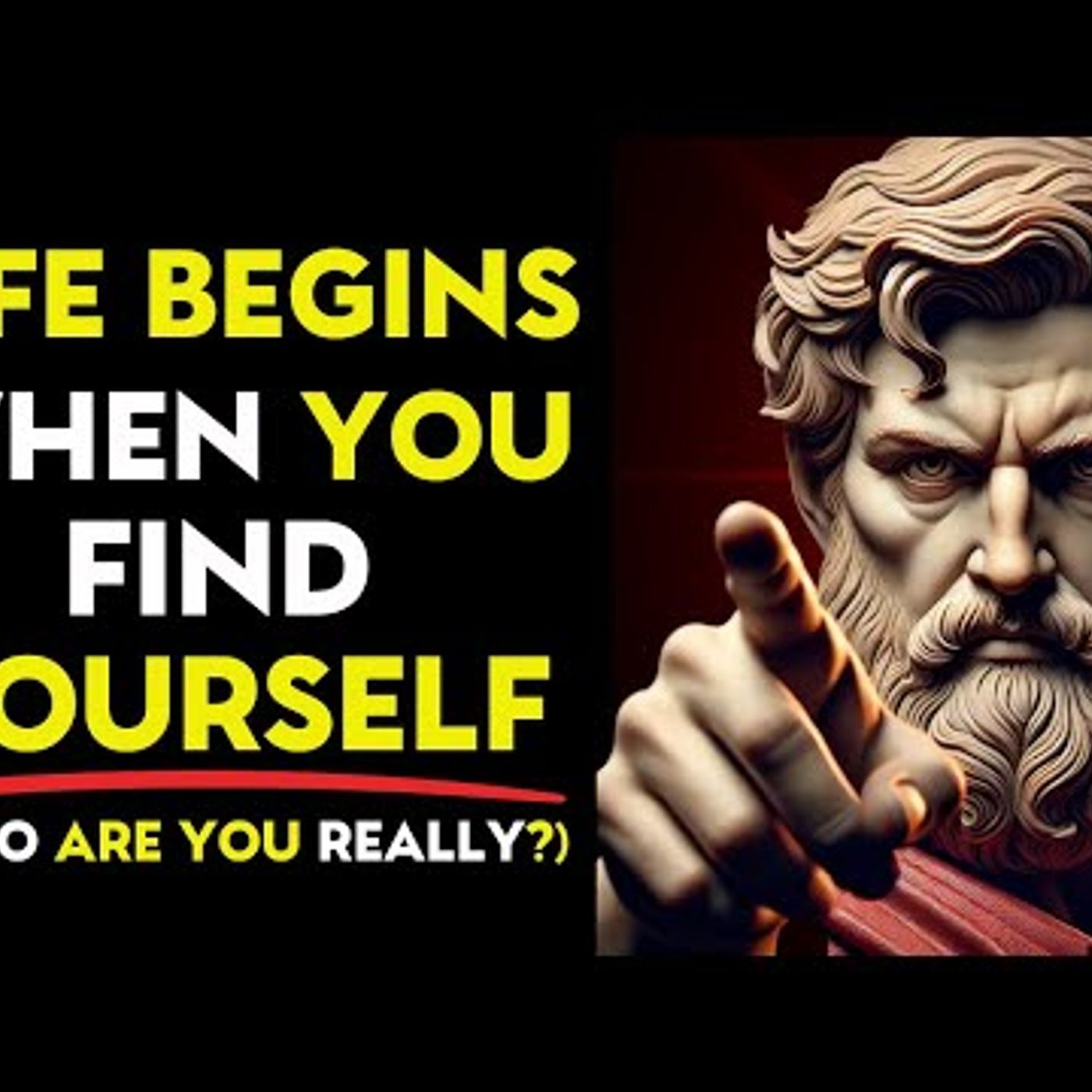 LIFE BEGINS When You FIND YOURSELF _ Stoic Philosophy episode artwork