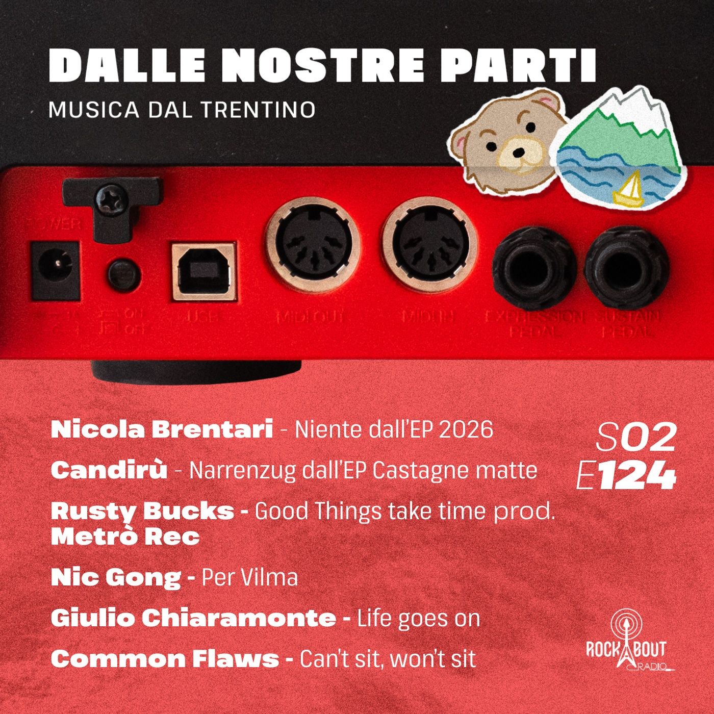 S02E124 - Nicola Brentari, Candirù, Rusty Bucks, Nic Gong, Giulio Chiaramonte e Common Flaws episode artwork