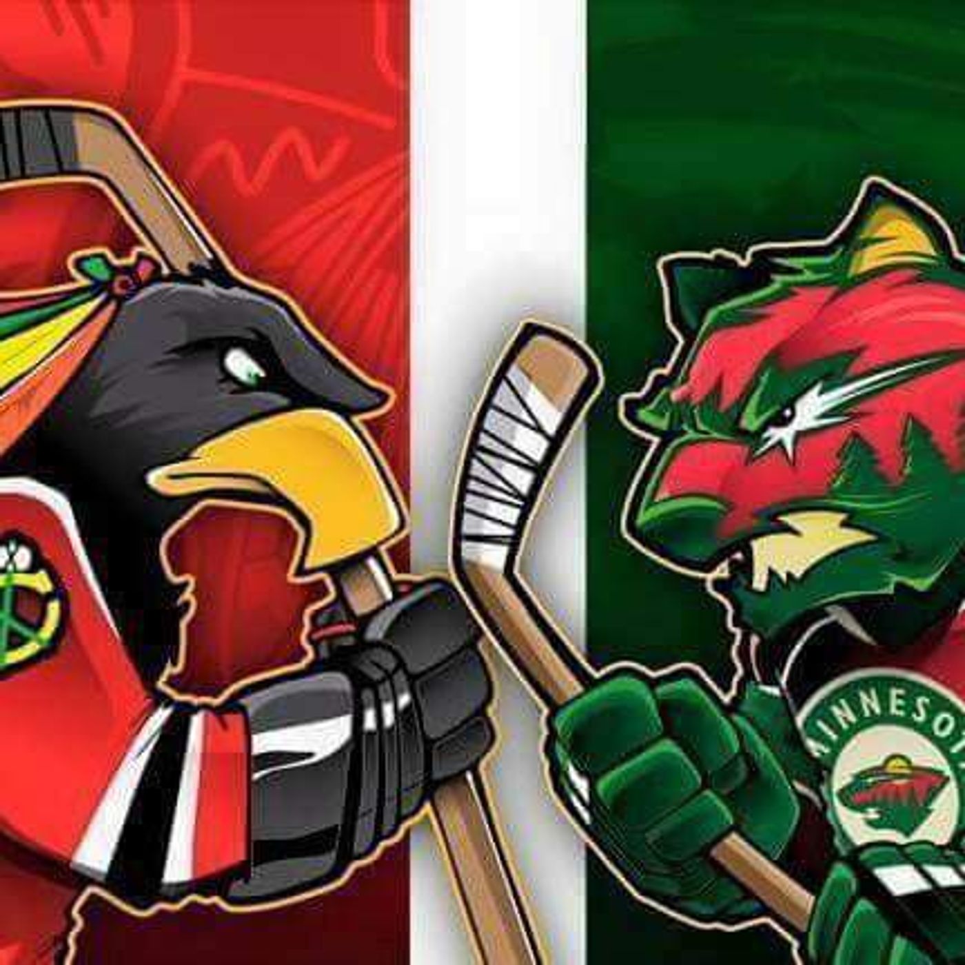 Vikings are in trouble!!  Blackhawks get Wild in Chicago!! episode artwork