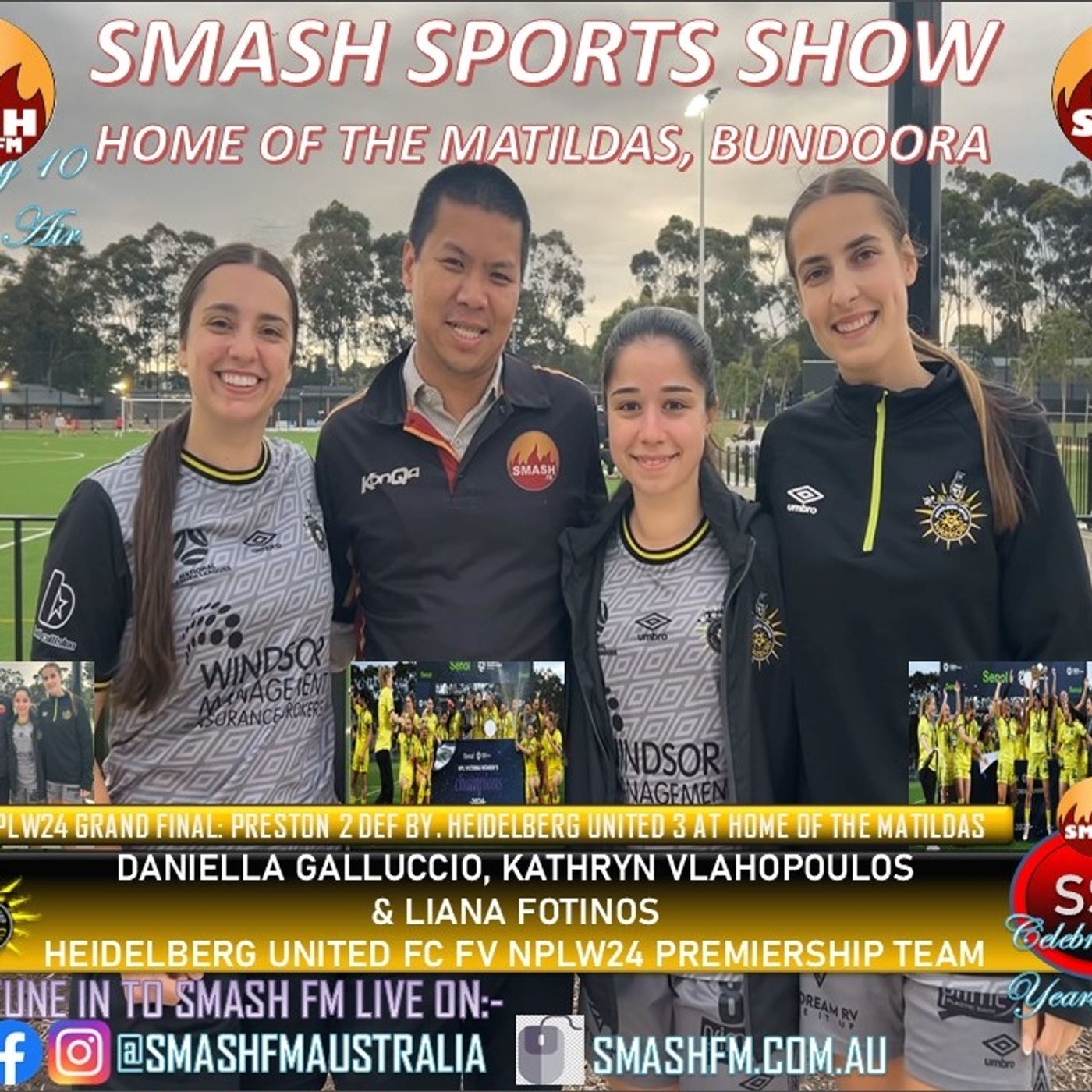 SSS10THYR: Heidelberg United FC FV NPLW24 Premiership Interviews 031224