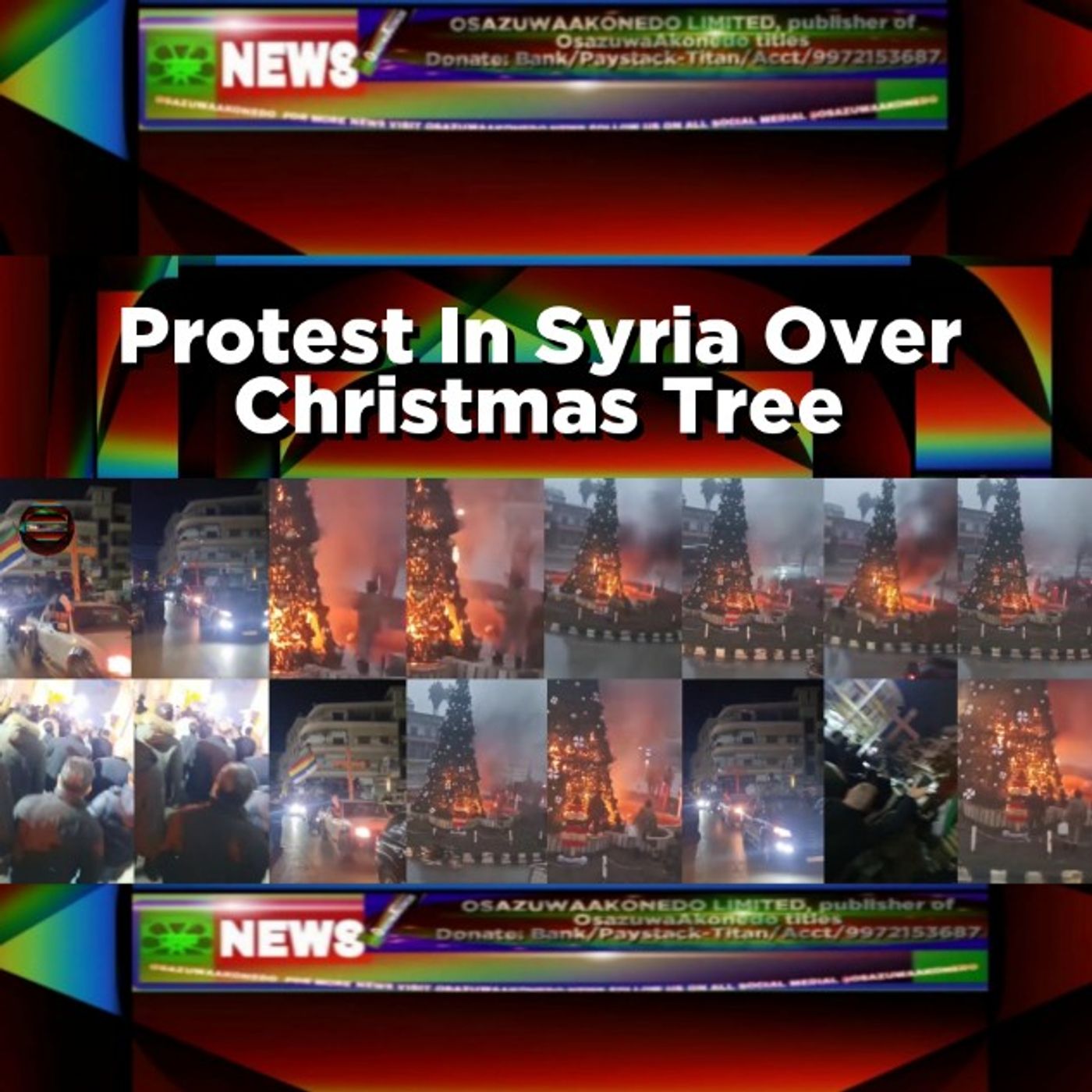 Protest In Syria Over Christmas Tree episode artwork