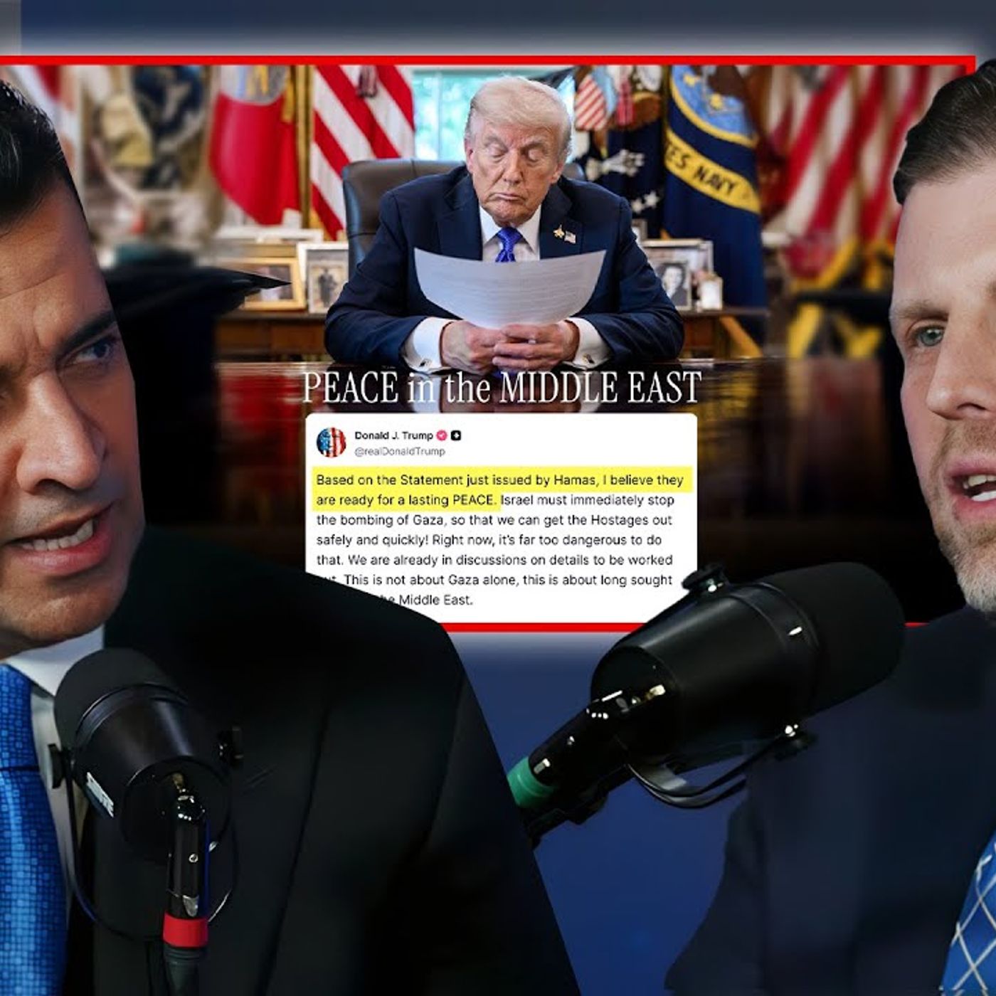 "Hamas Agreed To Trump's Terms" - Eric Trump CELEBRATES Historic Israel-Gaza Peace Victory