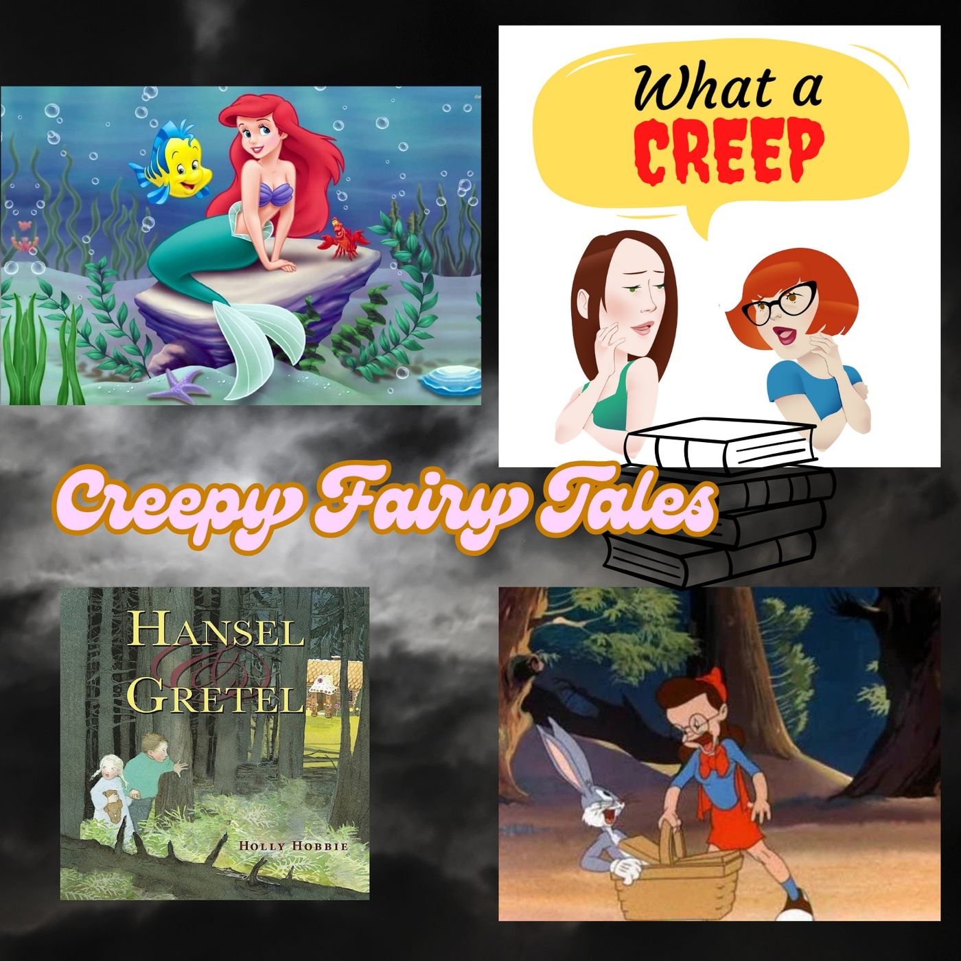 Creepy Fairy Tale Origin Stories of The Little Mermaid, Little Red Riding Hood & Hansel and Gretel - podcast episode cover