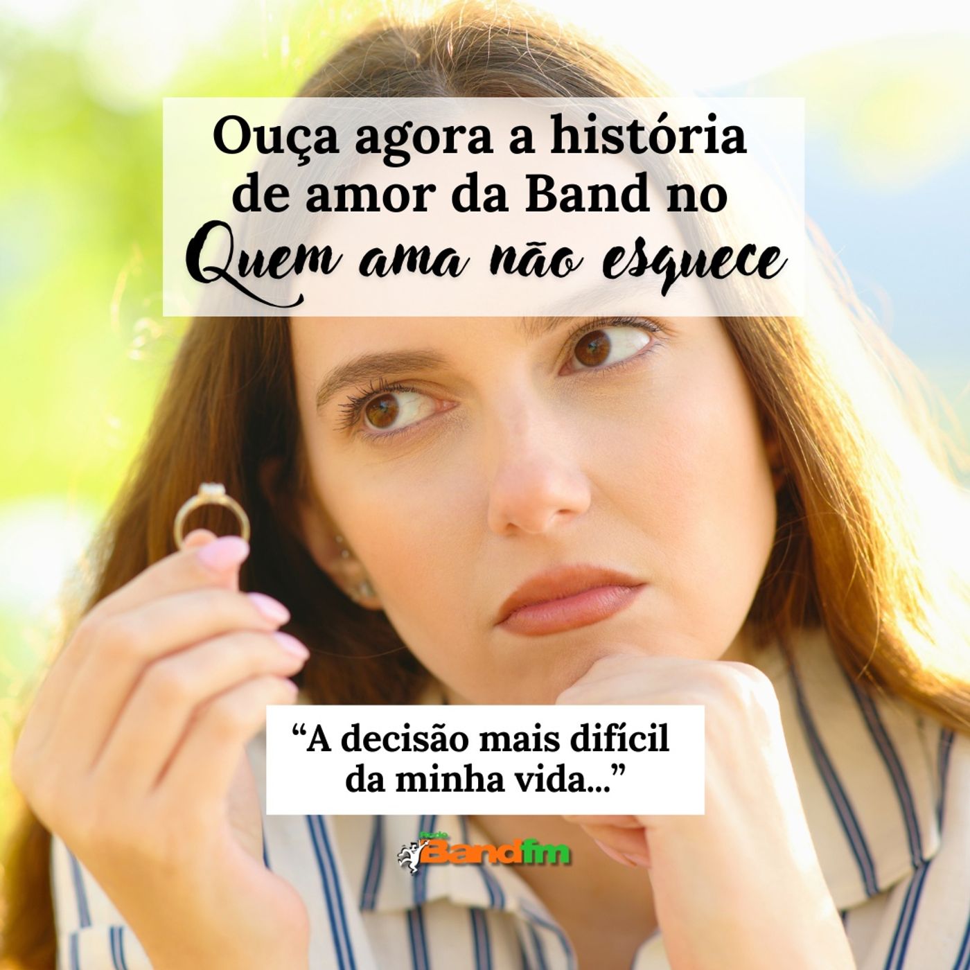 A DECISÃO MAIS DIFÍCIL DA MINHA VIDA - QUEM AMA NÃO ESQUECE 27/09/2024