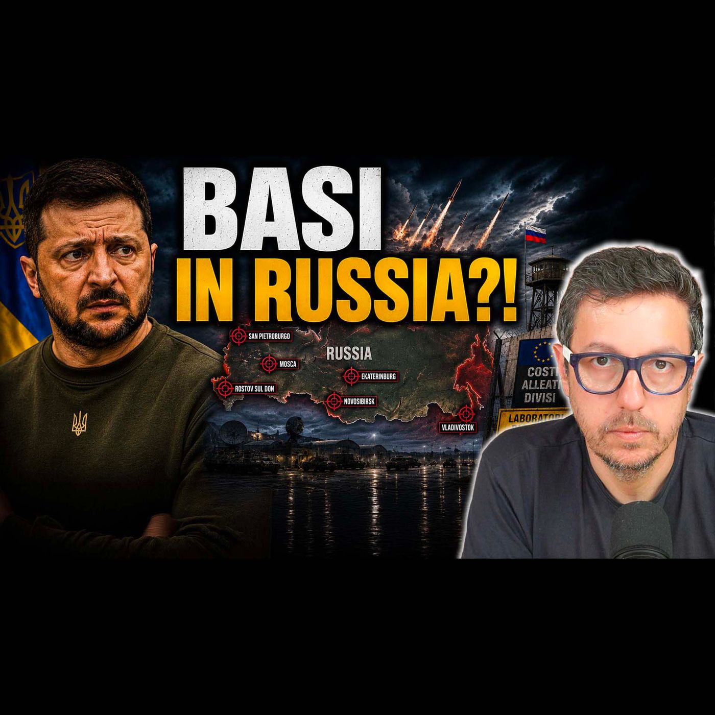 “BASI RUSSE IN RUSSIA”: Il nuovo allarme di Zelensky che imbarazza l’Europa