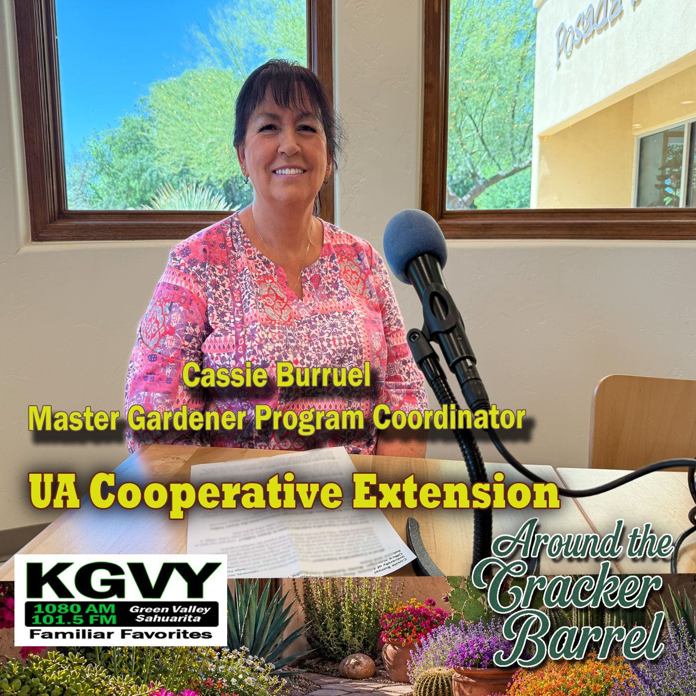 Around The Cracker Barrel - From Overwatering to Overgrowing: Gardening Done Right in Arizona with Cassie Burruel (Aired 05/01/2026) episode artwork