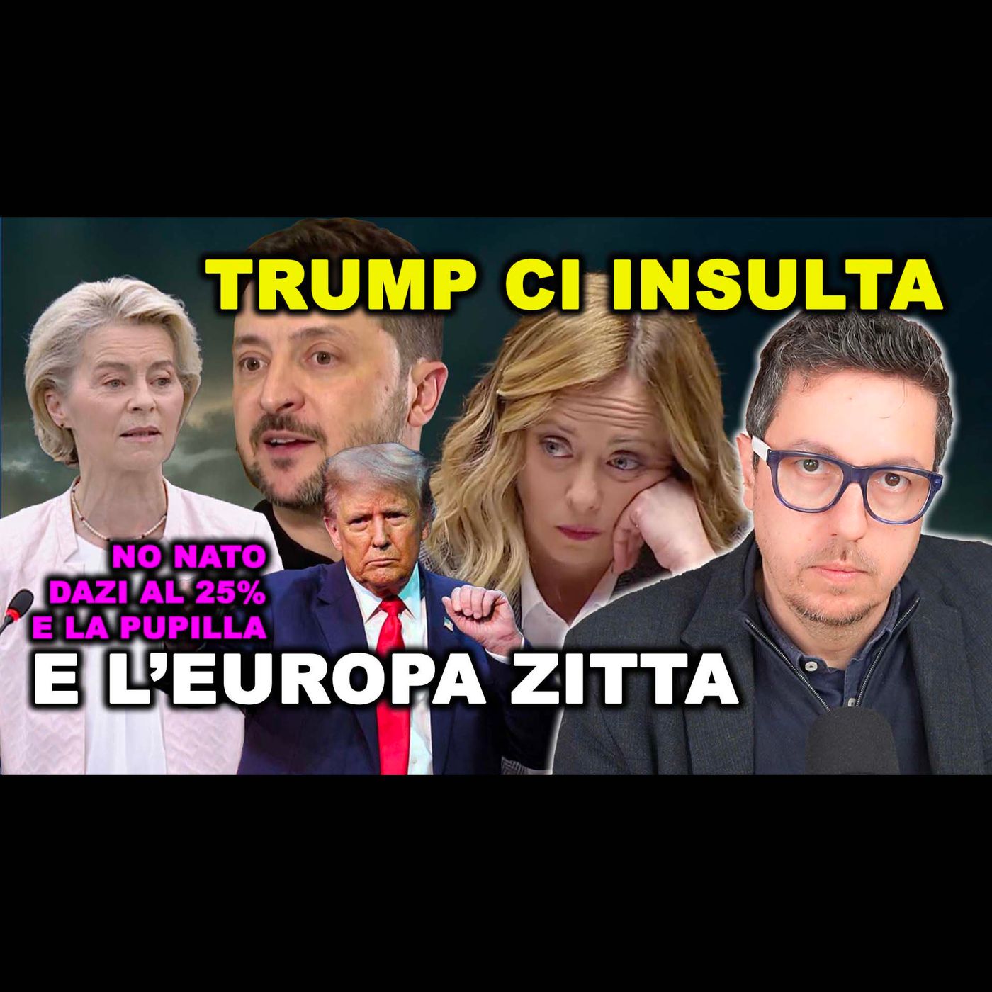 TRUMP A ZELENSKY: SCORDATI LA NATO e dammi le terre rare | EU? Ci vuole fregare, dazi al 25%