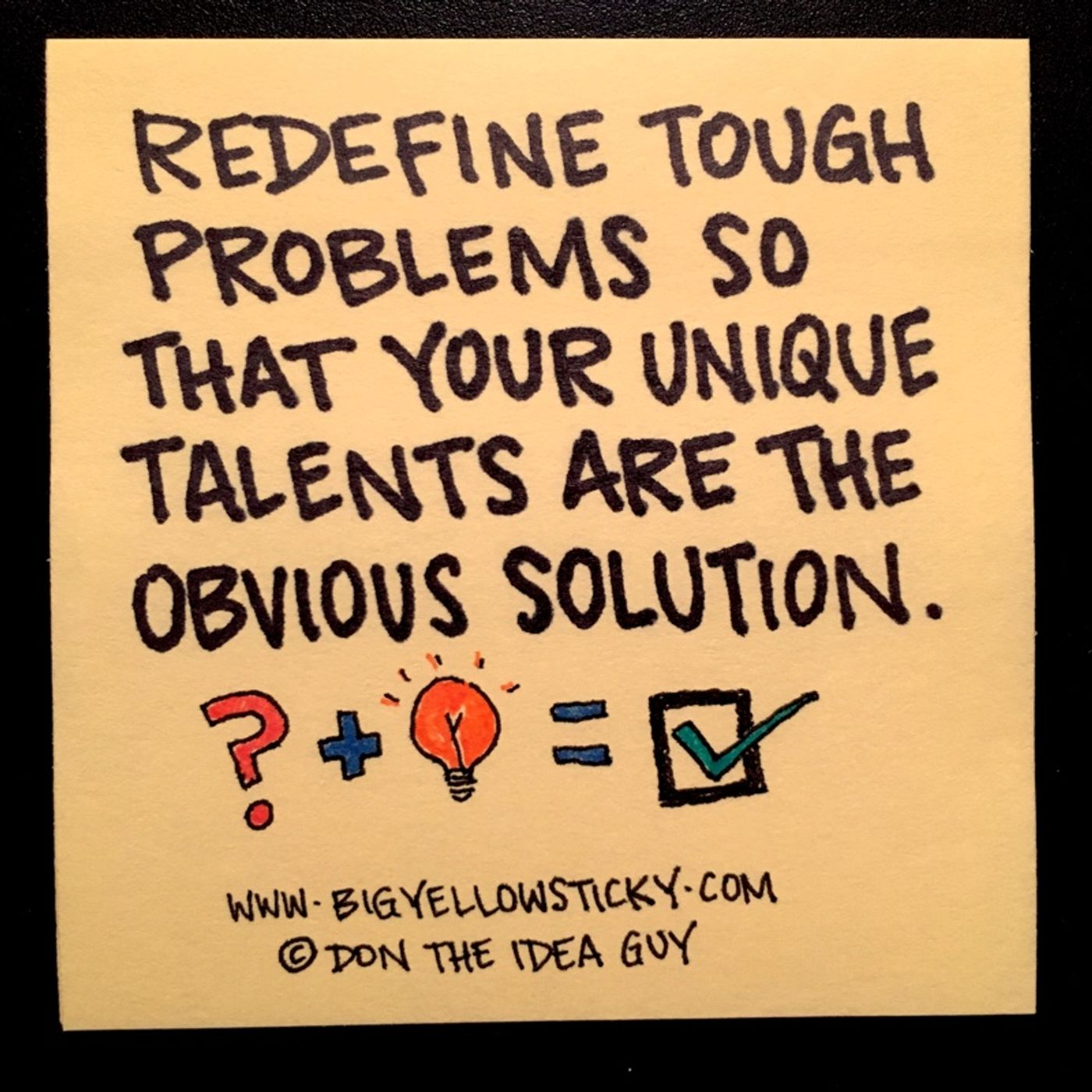 Redefine Problems : BYS 013