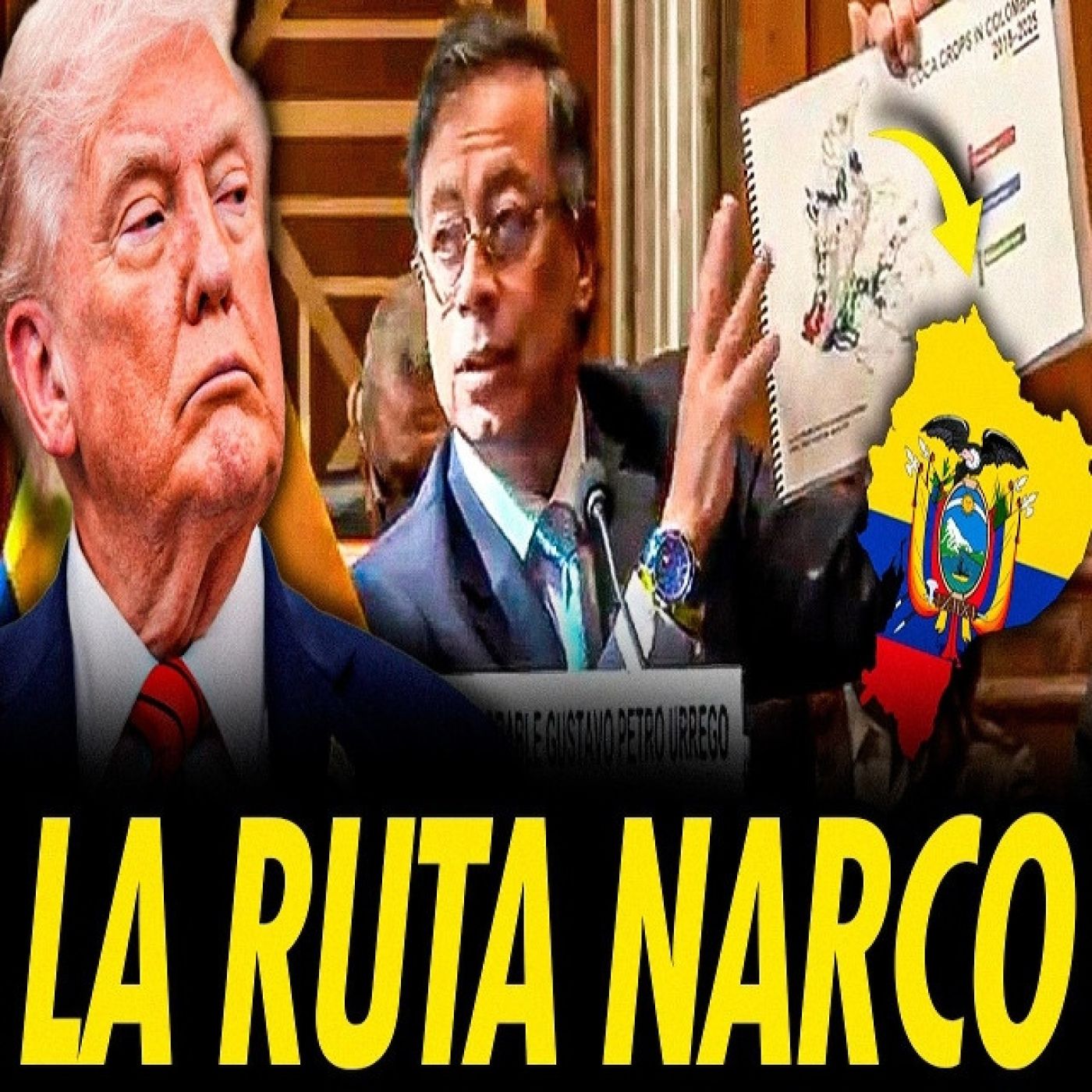 PETRO LE SEÑALA A TRUMP QUE LA CENTRAL DEL NARCO ESTÁ EN ECUADOR episode artwork