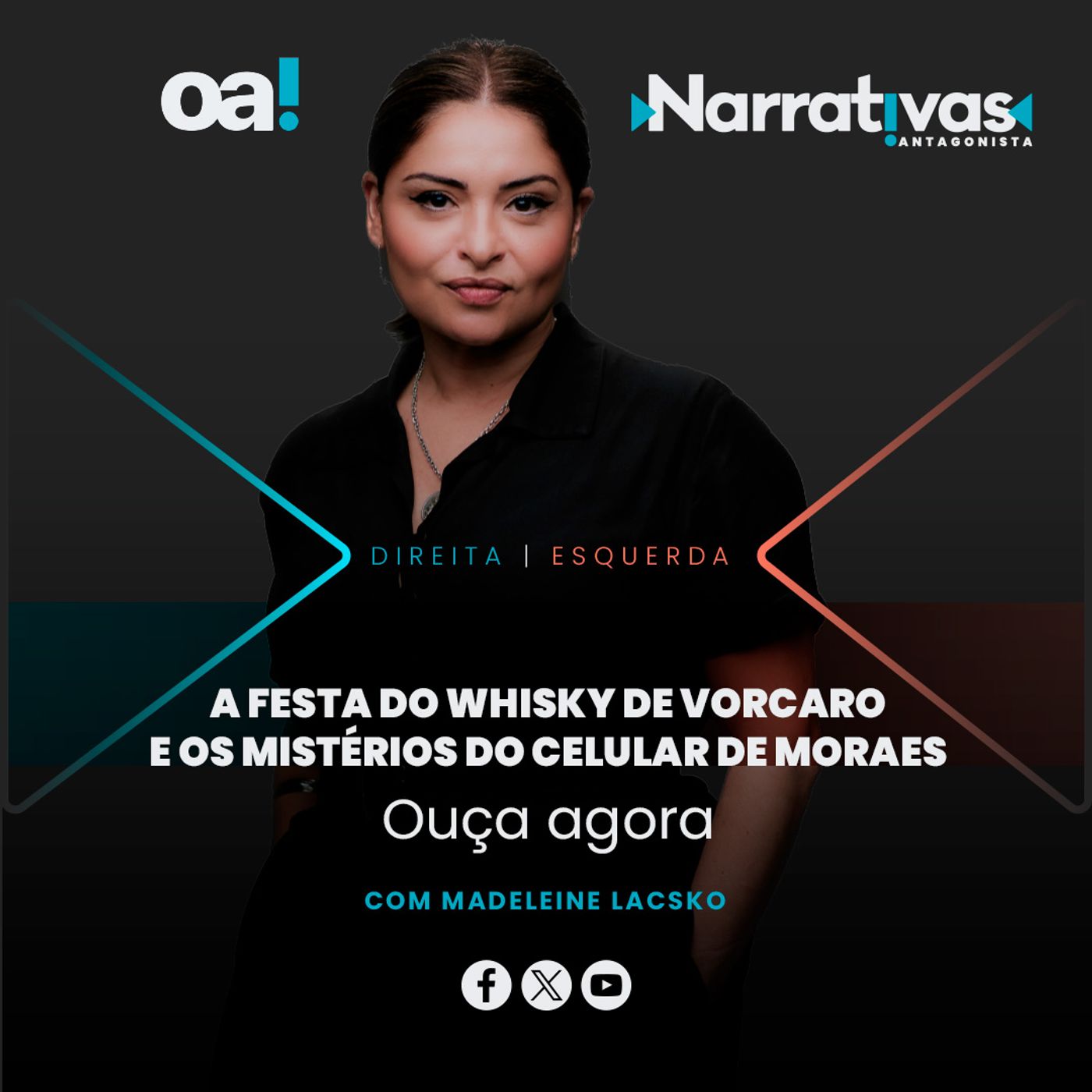 A festa do whisky de Vorcaro e os mistérios do celular de Moraes | Narrativas #578 Madeleine Lacsko