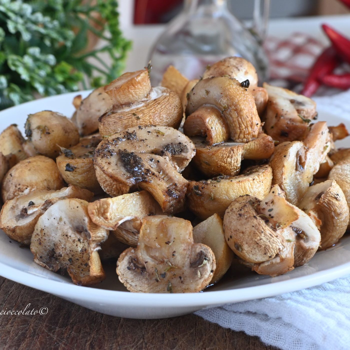Funghi in Friggitrice ad aria