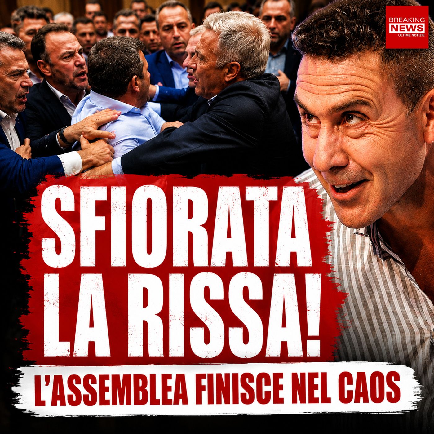 SFIORATA LA RISSA A FUTURO NAZIONALE: SPINTONI E PROTESTE ALL'ASSEMBLEA DI VANNACCI episode artwork