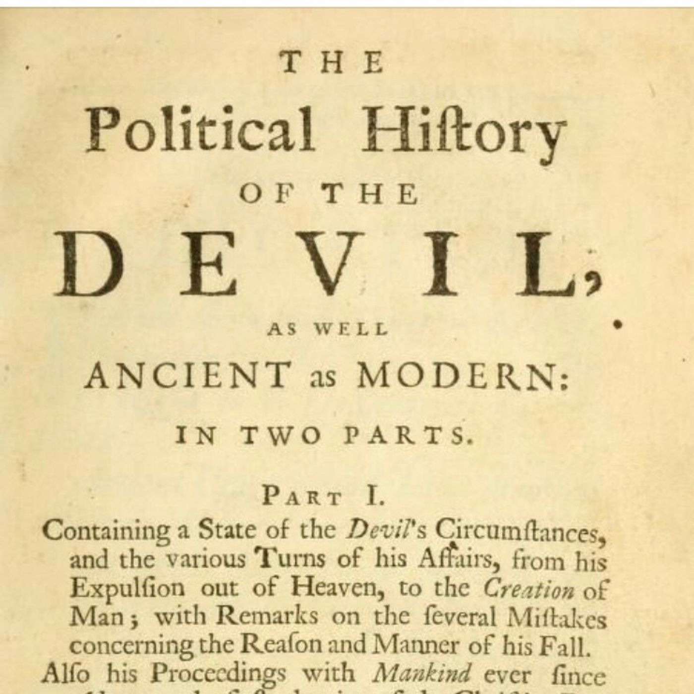 The Political History Of The Devil episode artwork