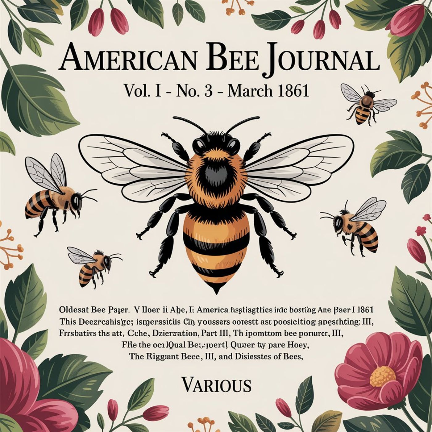 American Bee Journal : Vol. I - No. 3 - March 1861