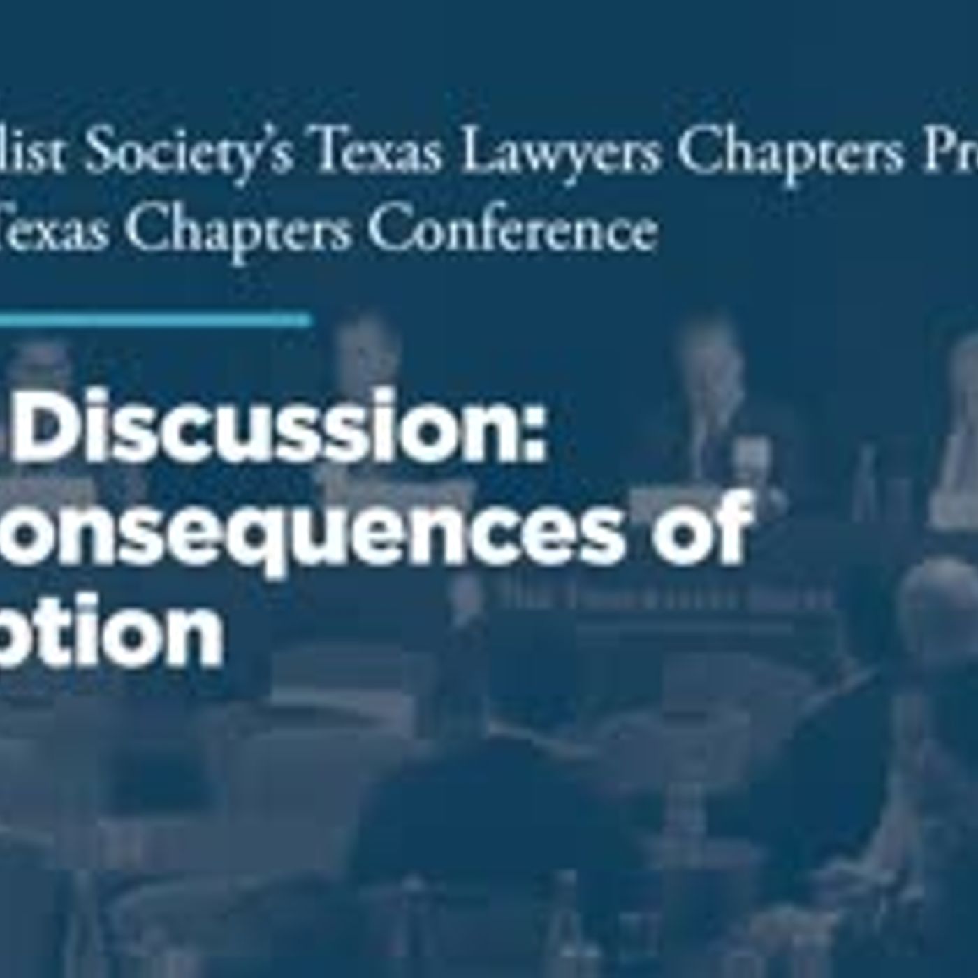 Panel Discussion: The Consequences of Disruption