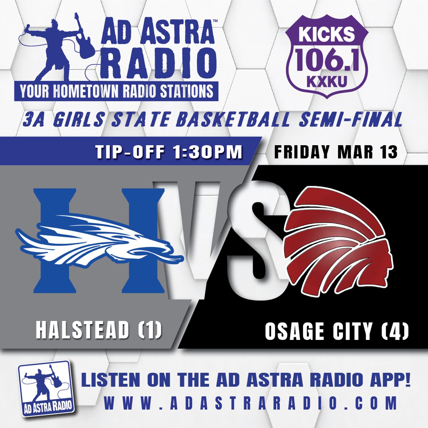 Halstead Dragons vs Osage City Indians High School Basketball (3A Girls State Semifinal-March 13, 2025) episode artwork