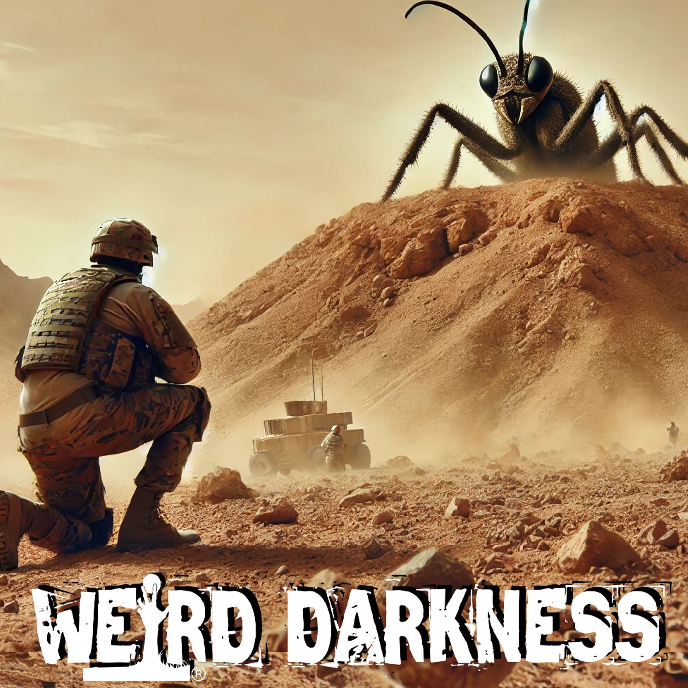 Beasts On The Battlefield: Cryptid Encounters in the Chaos of War + More True Scares! #WeirdDarkness - podcast episode cover