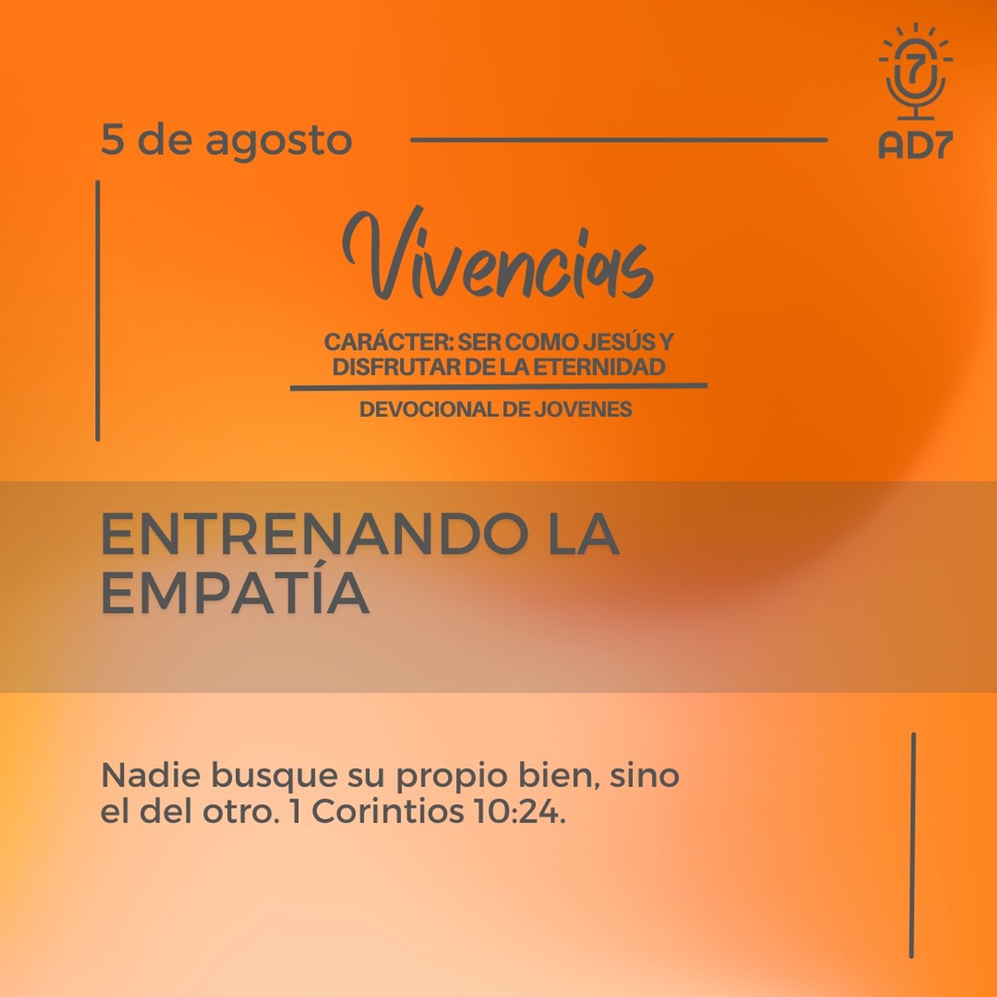 AD7 Devocional - Diferente / Inverso