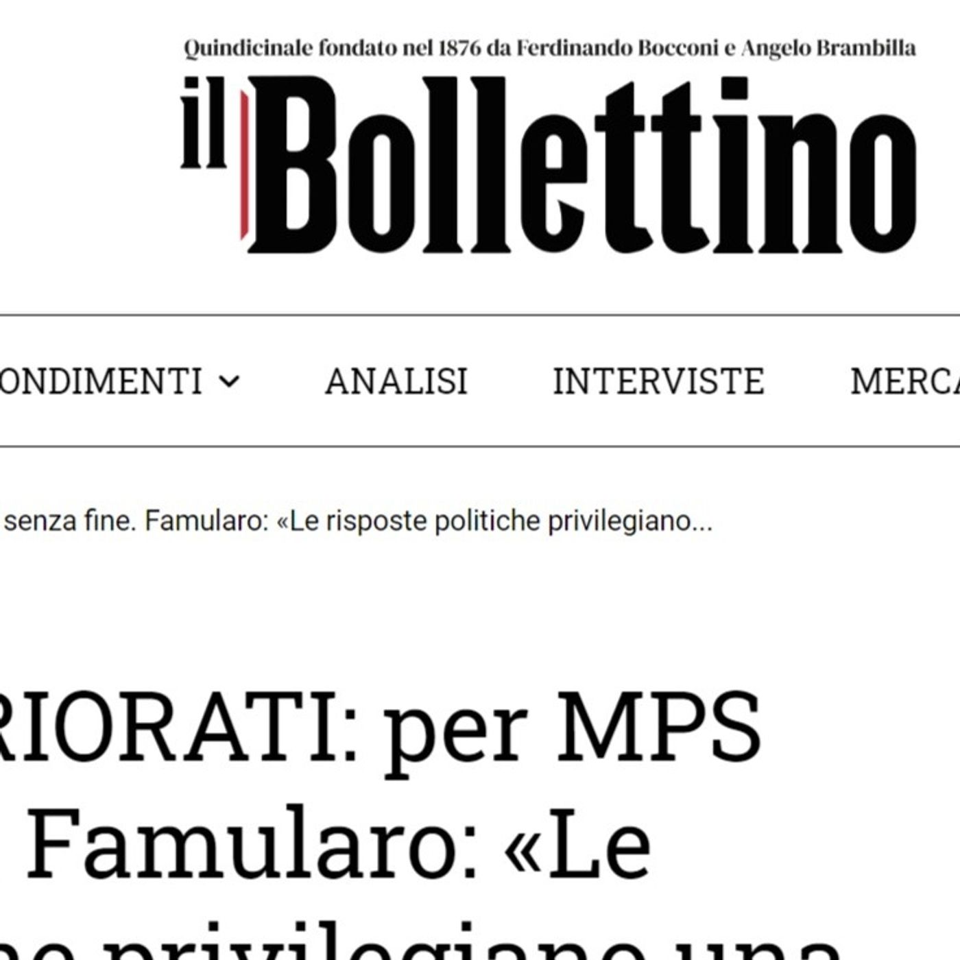 Entering Italian NPL Market