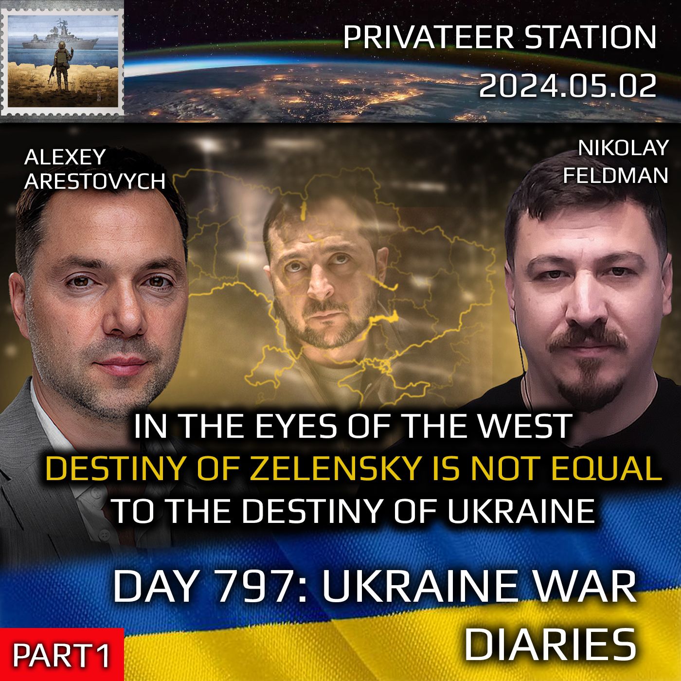 cover of episode War in Ukraine, Analytics. Day 797 (part1): West Has Decoupled Zelensky's Destiny from the Destiny of Ukraine.