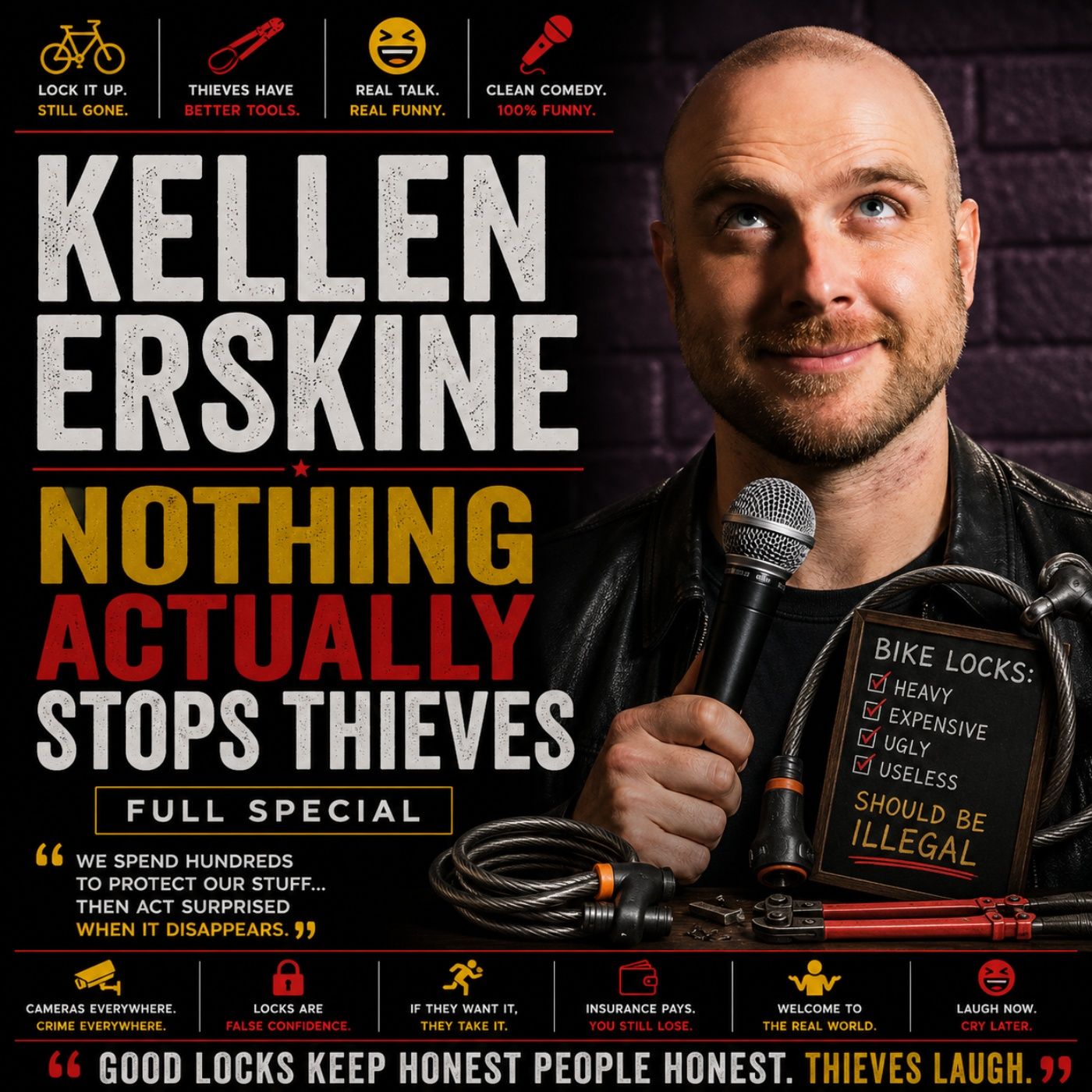 Kellen Erskine - Nothing Actually Stops Thieves Full Special (Stand-up Comedy) episode artwork
