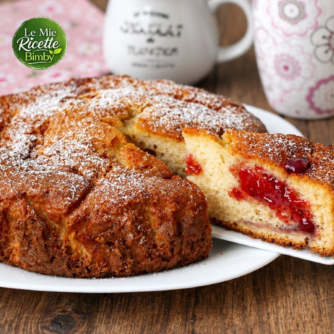 TORTA ALLA RICOTTA E MARMELLATA BIMBY
