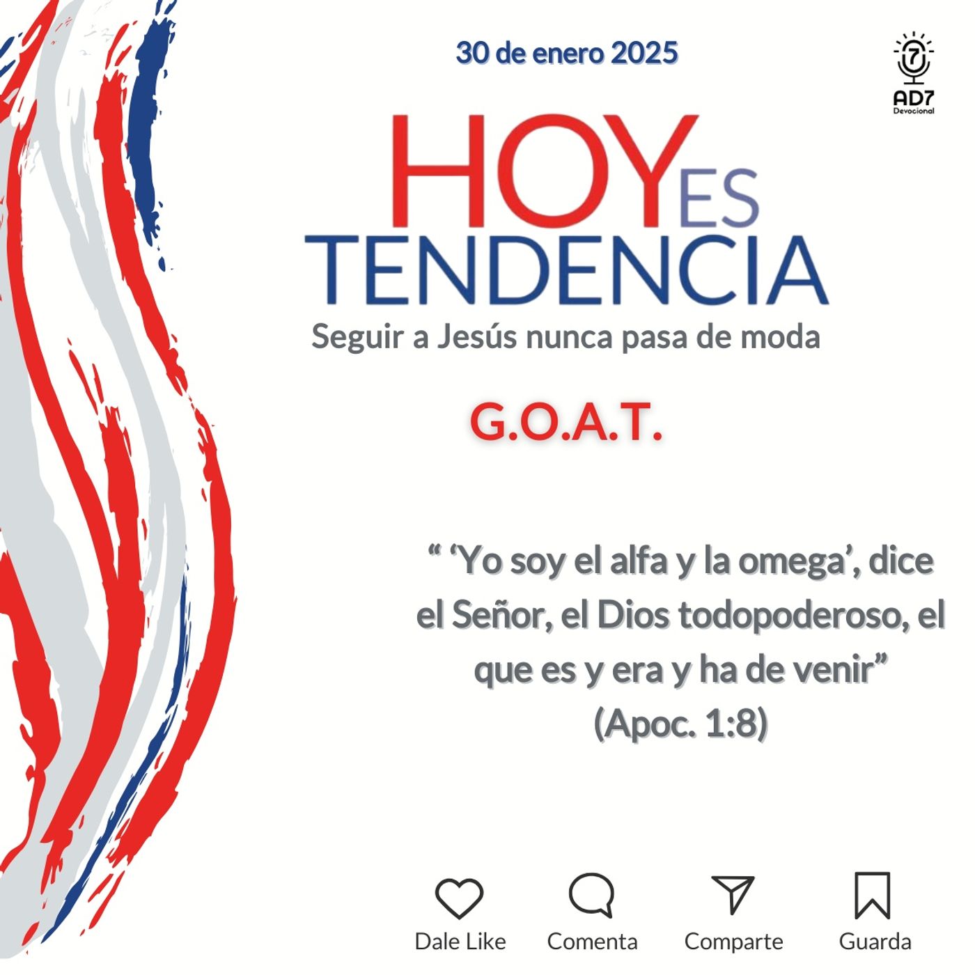 G.O.A.T. ~ Devocional de Jóvenes ~ 30 de enero 2025