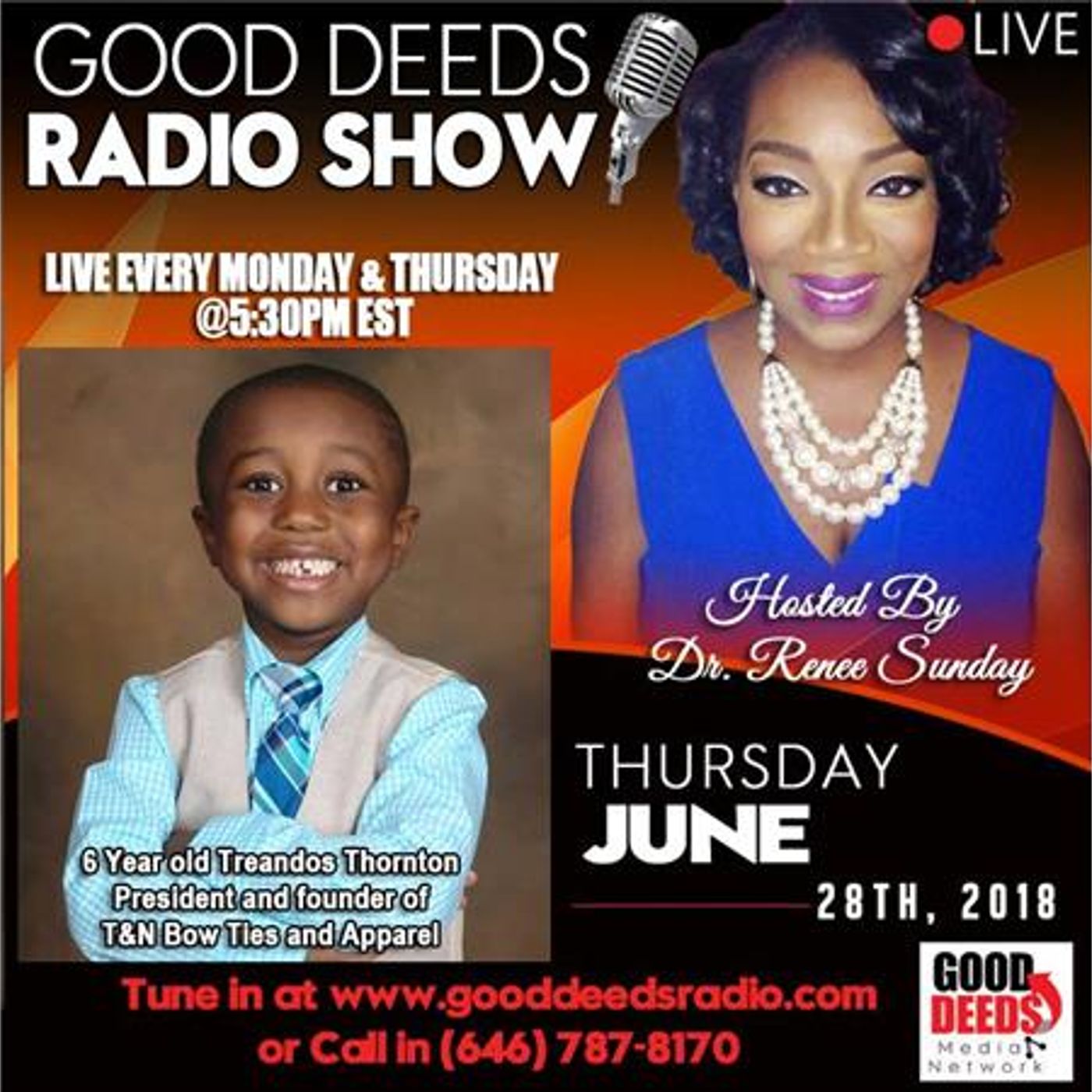 6-year-old Treandos Thornton - President and founder of T&N Bow Ties and Apparel episode artwork