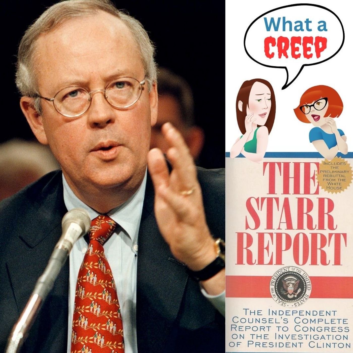 Kenneth Starr (Creepy Lawyer) & NON-Creep Thurgood Marshall