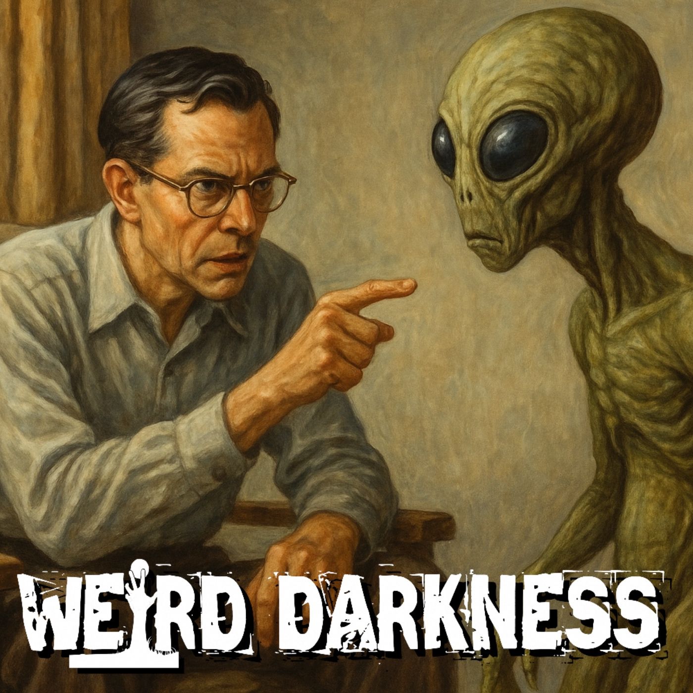 THE LAST MAN ON EARTH SAT ALONE IN A ROOM, THERE WAS A KNOCK ON THE DOOR