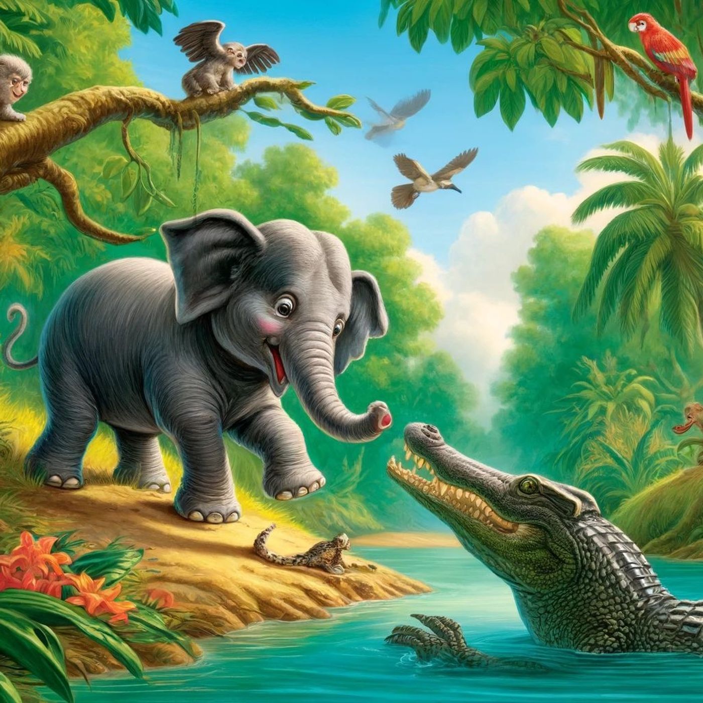 Het Kind van de Olifant | Sprookjes Over Nieuwsgierigheid episode artwork