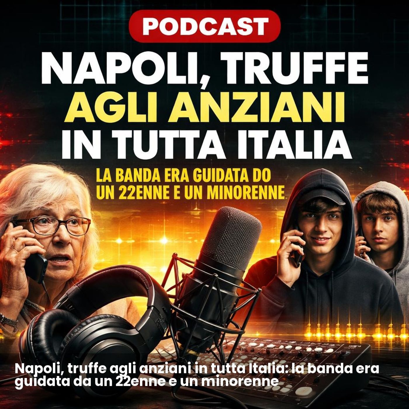Napoli, truffe agli anziani in tutta Italia: la banda era guidata da un 22enne e un minorenne episode artwork