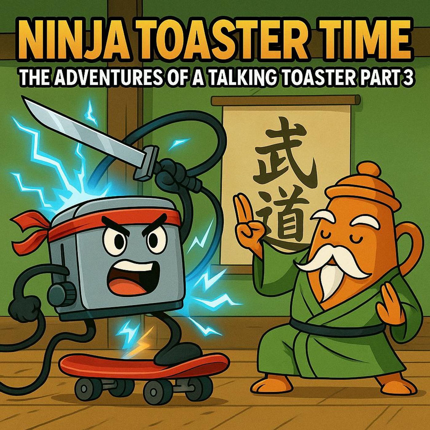 Ninja Toaster Time - The Adventures of a Talking Toaster Part 3 - A Bedtime Adventure Story