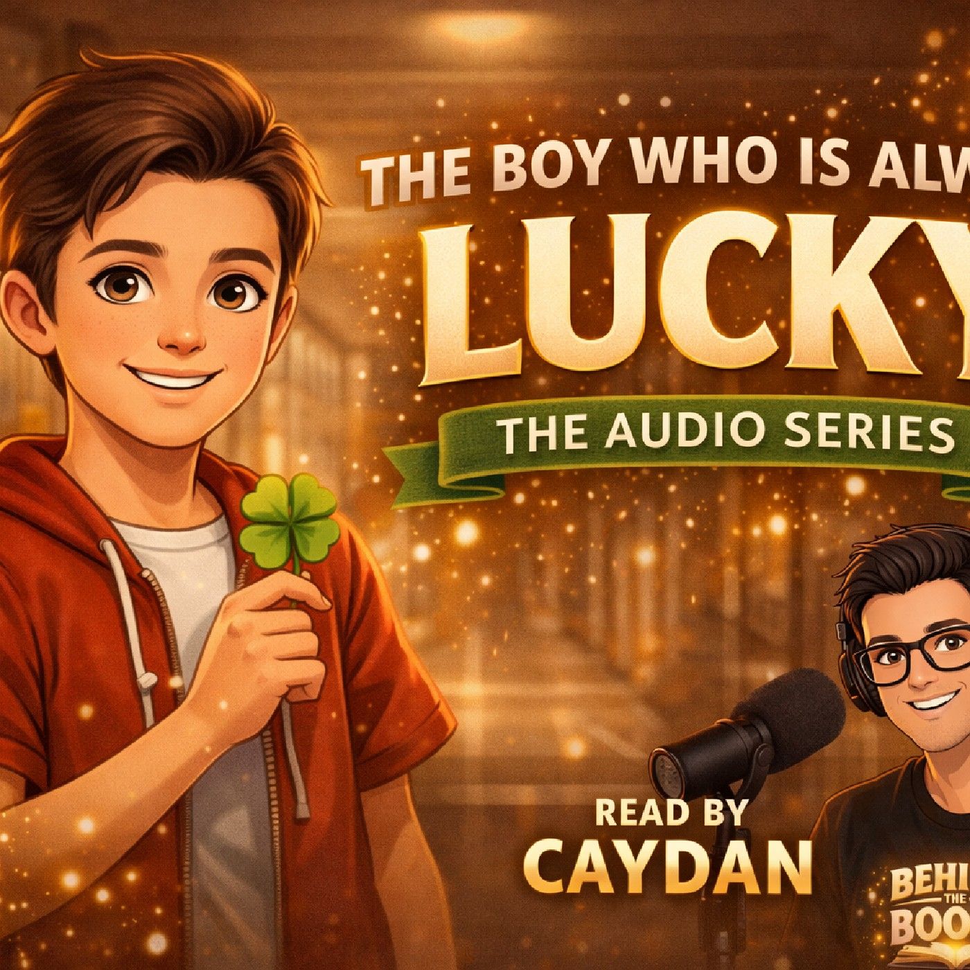 Behind the books with Caydan . podcast artwork