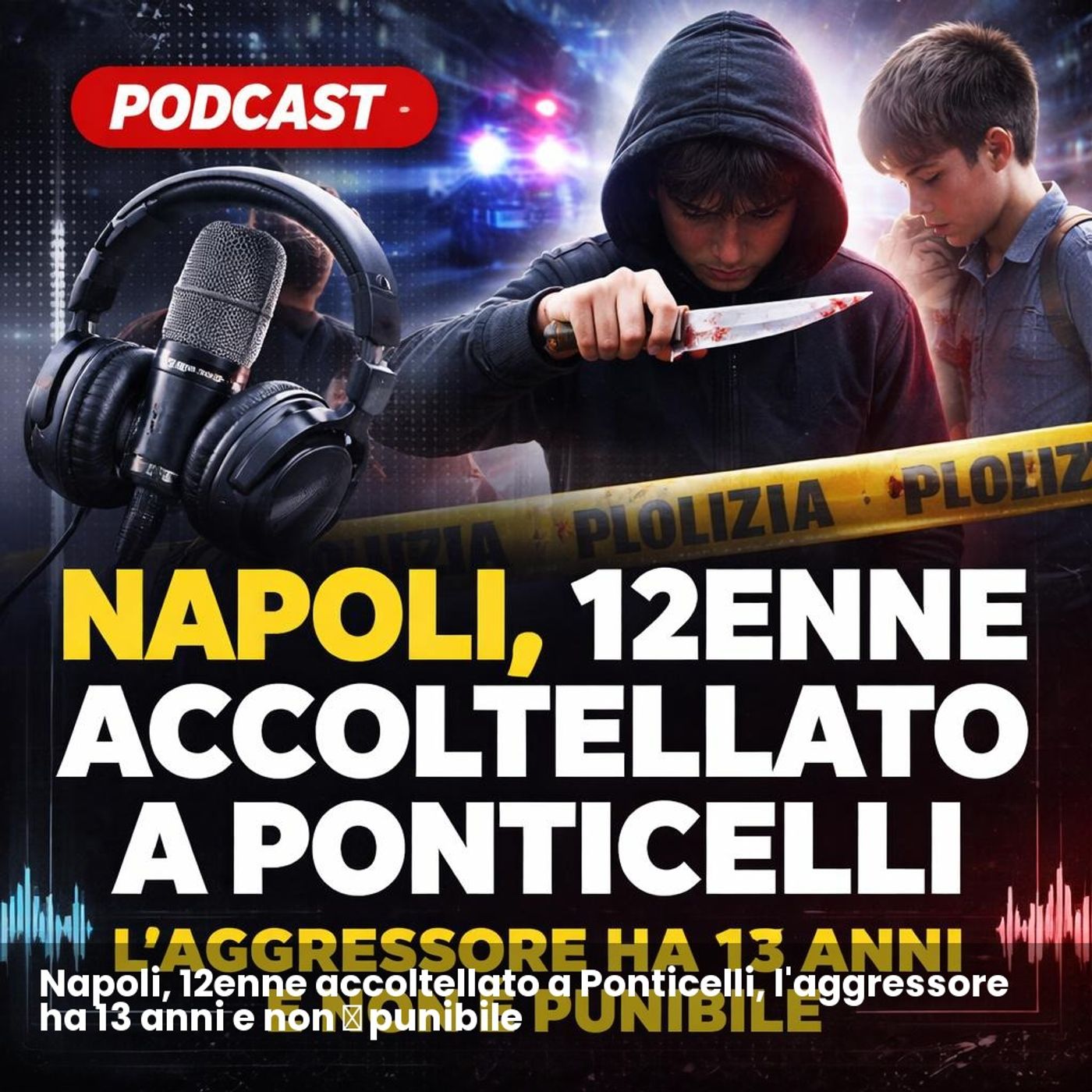 Napoli, 12enne accoltellato a Ponticelli, l'aggressore ha 13 anni e non è punibile episode artwork