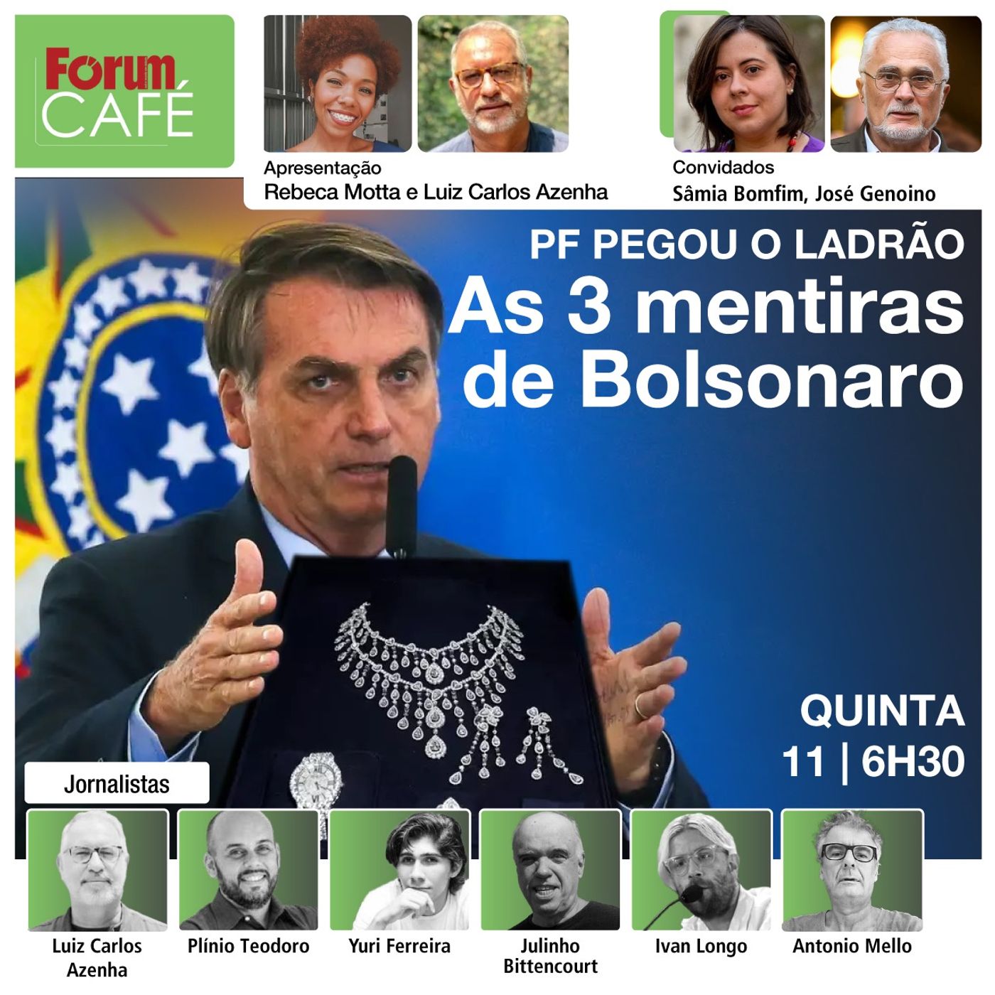 PF: as três mentiras que complicaram Bolsonaro | Biden/OTAN: planeta perto de uma guerra nuclear