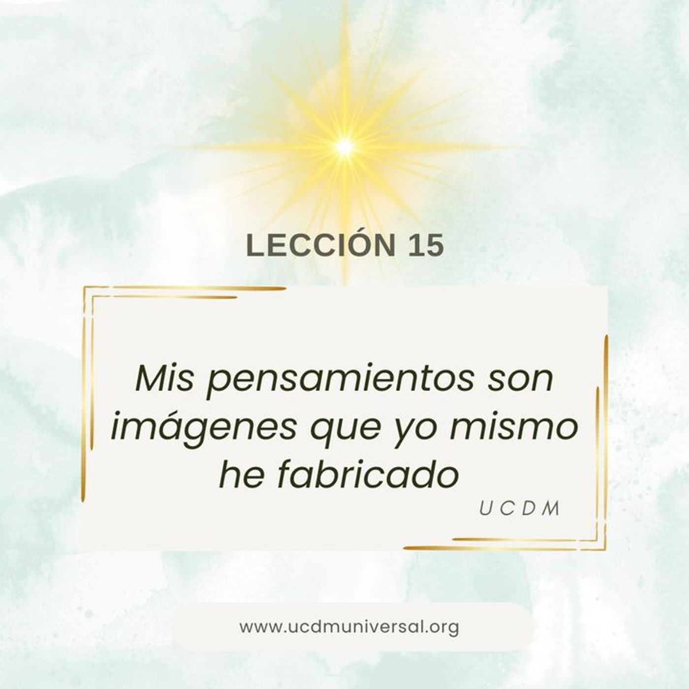 UCDM Universal LECCIÓN DEL DÍA