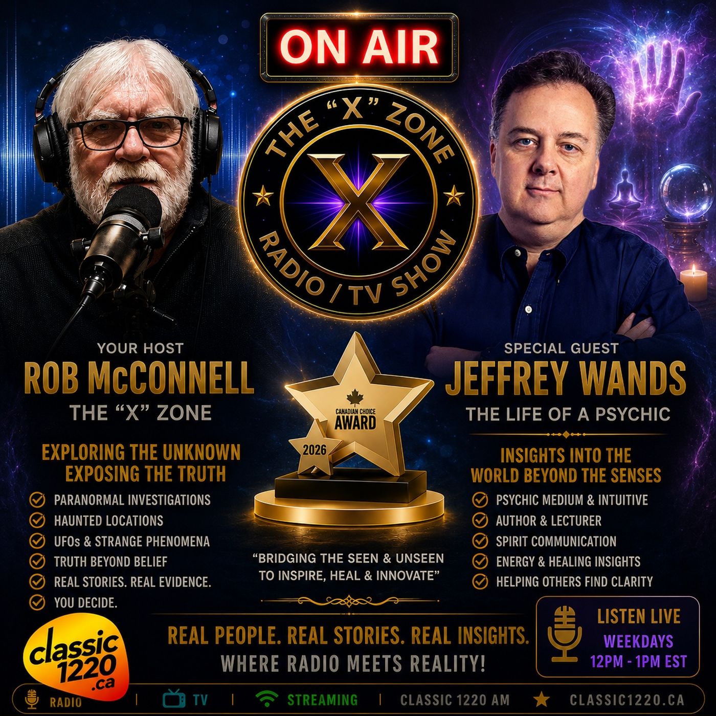 Rob McConnell Interviews - JEFFREY WANDS - The Life of a Psychic